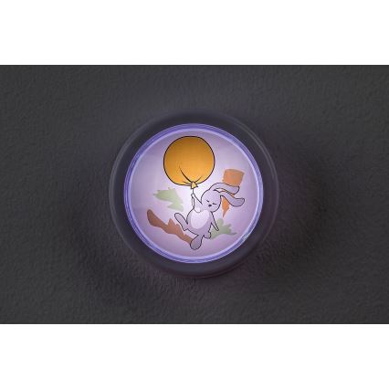 Rabalux - LED-Nachtleuchte für Kinder LED/0,3W/2xAA 6000K