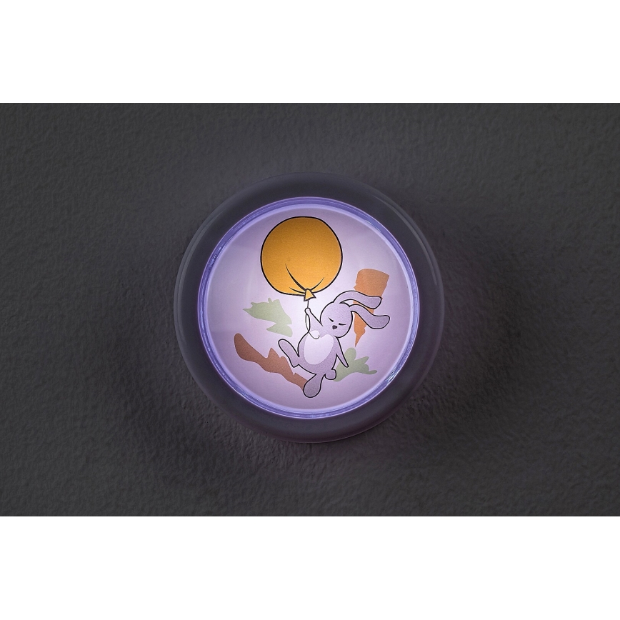 Rabalux - LED-Nachtleuchte für Kinder LED/0,3W/2xAA 6000K