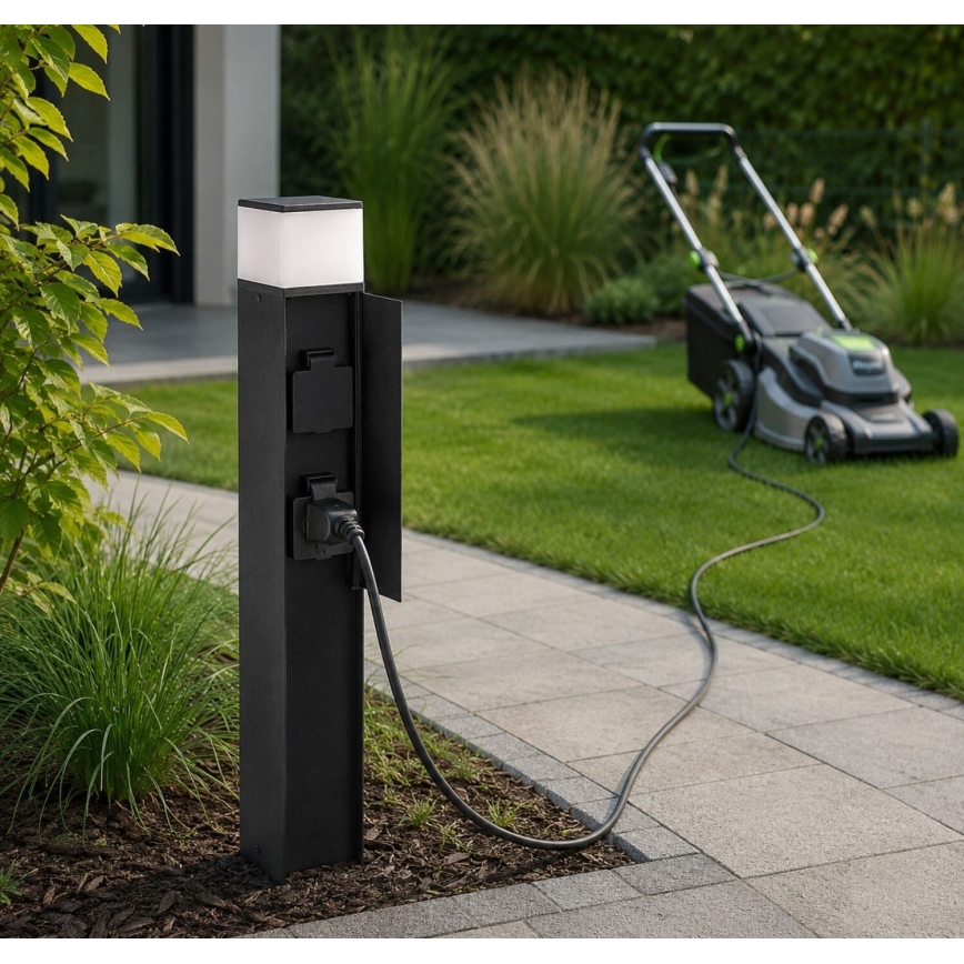 Rabalux - LED Außenleuchte mit 2 Steckdosen LED/10W/230V IP44