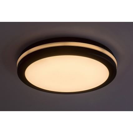 Rabalux - LED-Deckenleuchte für Badezimmer LED/28W/230V IP54 schwarz