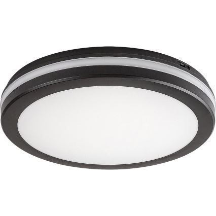 Rabalux - LED-Deckenleuchte für Badezimmer LED/28W/230V 3000/4000/6500K IP54 schwarz