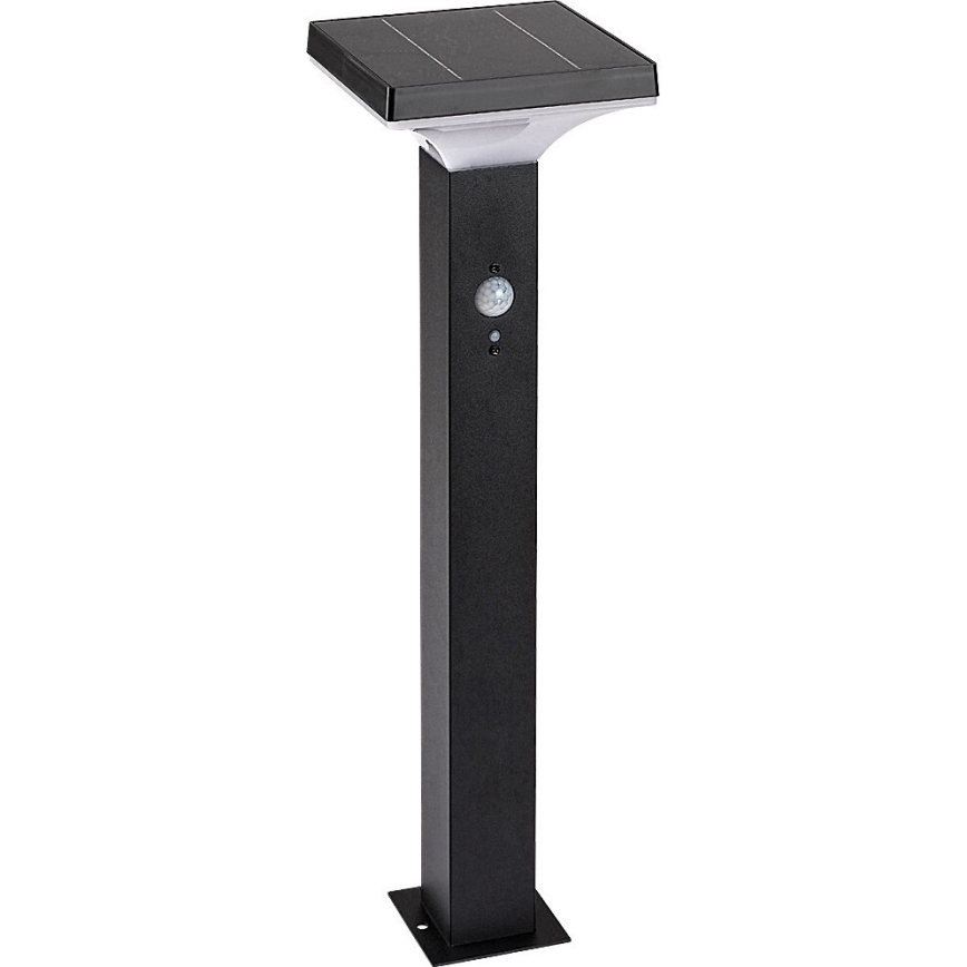 Rabalux - LED Solarleuchte mit Sensor LED/4W/3,7V IP44 schwarz 2200 mAh