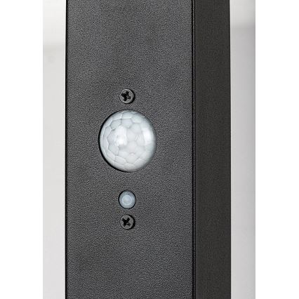 Rabalux - LED Solarleuchte mit Sensor LED/4W/3,7V IP44 schwarz 2200 mAh
