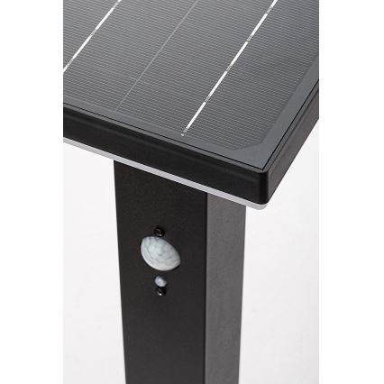 Rabalux - LED Solarleuchte mit Sensor LED/4W/3,7V IP44 schwarz 2200 mAh