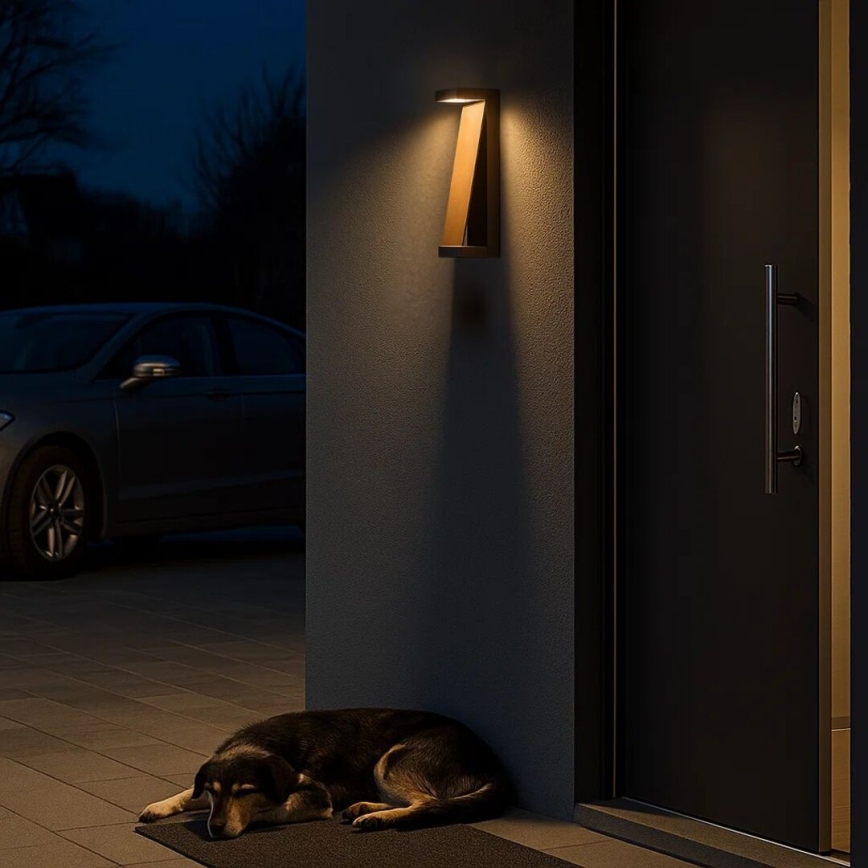 Rabalux - LED-Außenwandleuchte LED/13W/230V IP65 braun