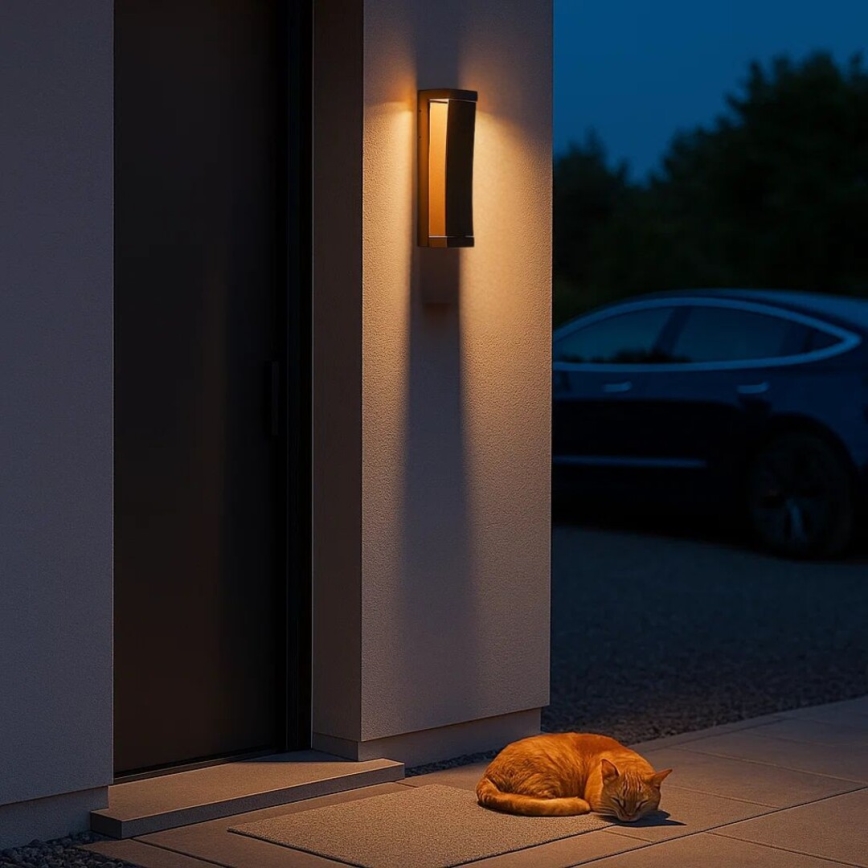 Rabalux - LED-Außenwandleuchte LED/13W/230V IP65 braun