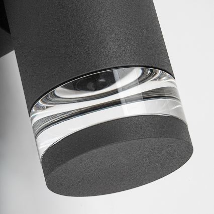 Rabalux - Außenwandleuchte 2xGU10/10W/230V IP54 Anthrazit