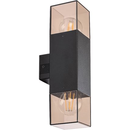 Rabalux - Outdoor-Wandleuchte 2xE27/60W/230V IP54 schwarz