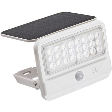 Rabalux - LED Solar-Wandleuchte mit Sensor LED/7W/3,7V IP54 Weiß 3000 mAh