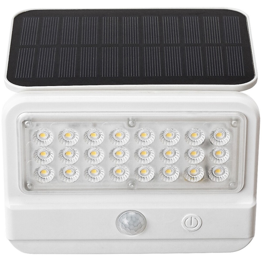 Rabalux - LED Solar-Wandleuchte mit Sensor LED/7W/3,7V IP54 Weiß 3000 mAh