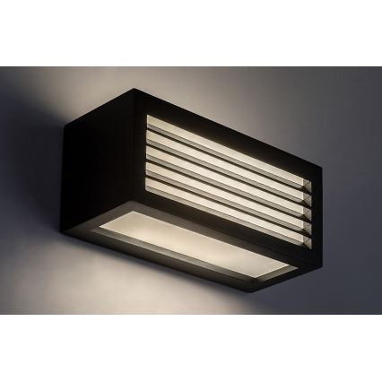 Rabalux - LED-Wandleuchte für Außenbereiche LED/10W/230V IP54 schwarz