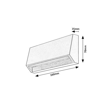 Rabalux - LED-Outdoor-Wandleuchte LED/3W/230V IP54
