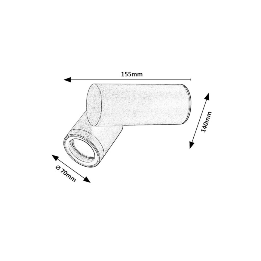 Rabalux - Outdoor-Wandleuchte 1xGU10/35W/230V IP44