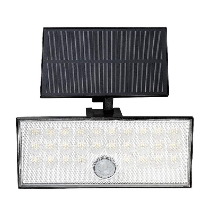 Rabalux - LED-Solarstrahler mit Sensor LED/8W/3,7V 1800mAh IP65 + Fernbedienung