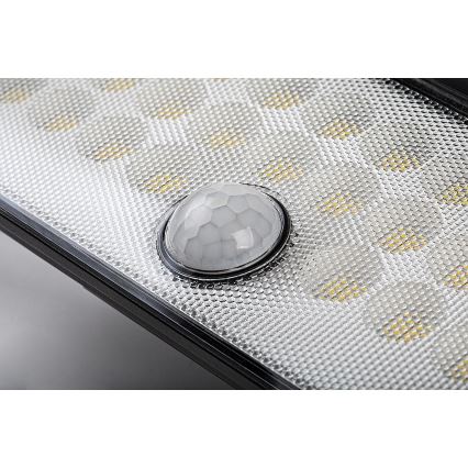 Rabalux - LED-Solarstrahler mit Sensor LED/8W/3,7V 1800mAh IP65 + Fernbedienung