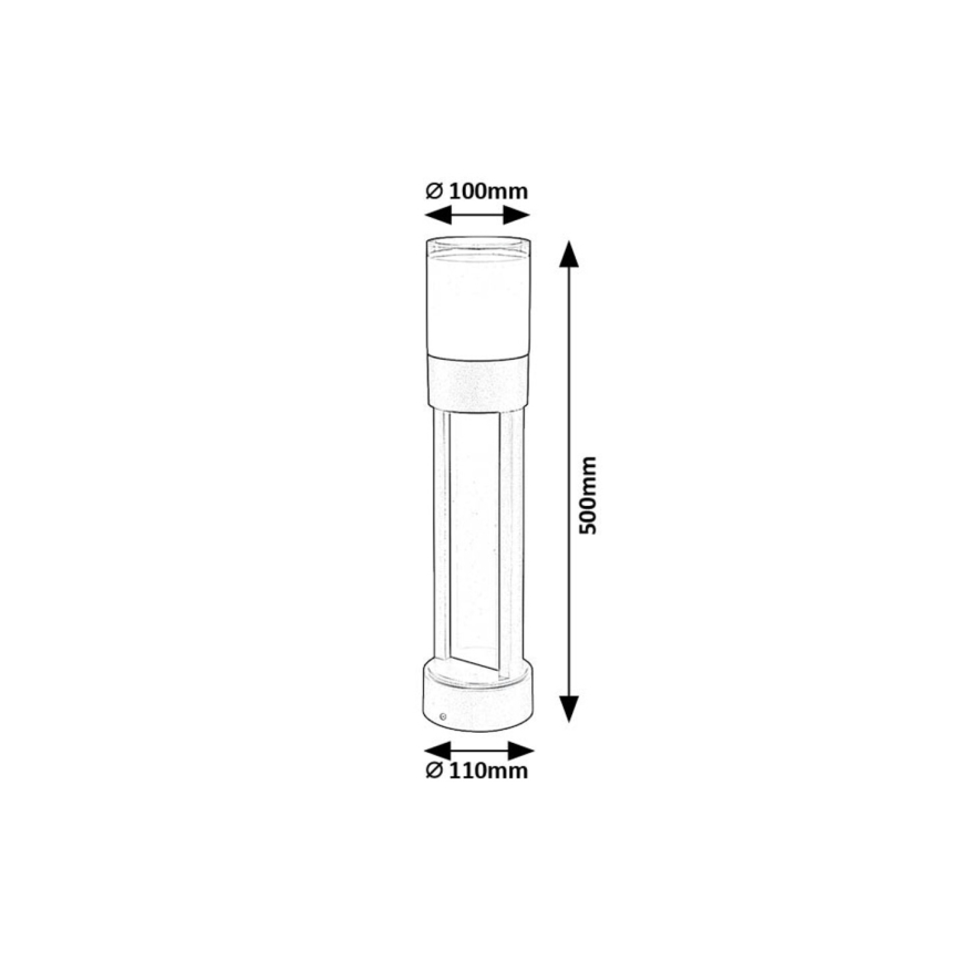Rabalux - LED-Außenleuchte LED/12W/230V IP44 50 cm