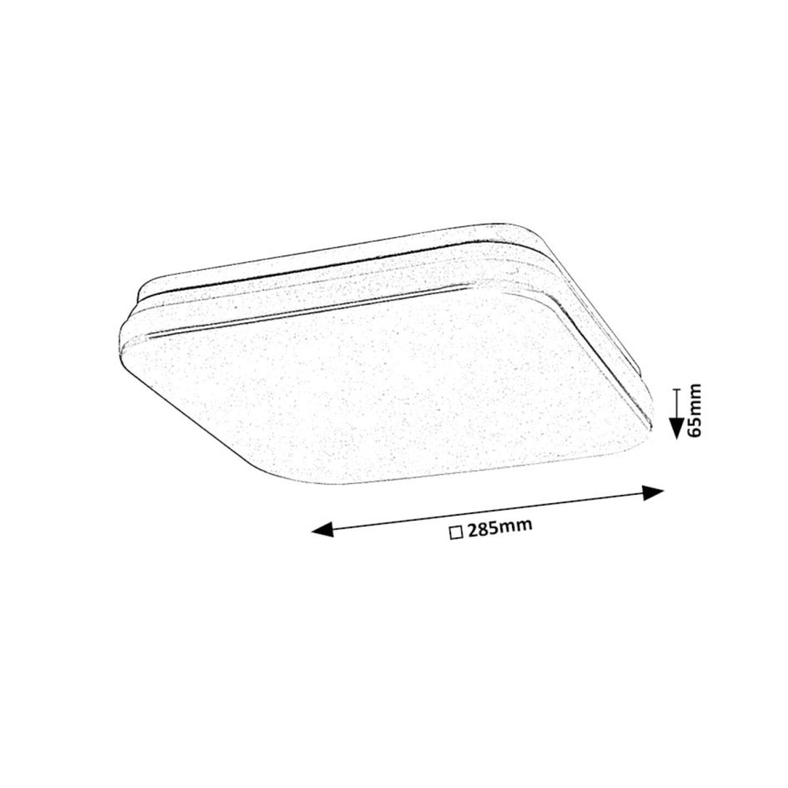Rabalux - LED Badezimmer-Deckenleuchte mit Sensor LED/18W/230V 4000K IP44
