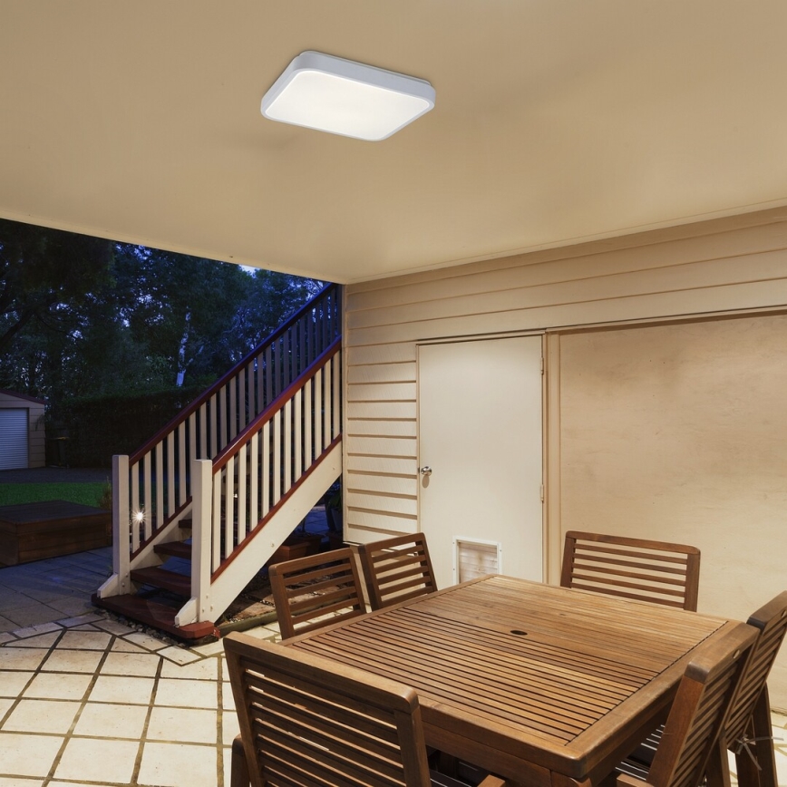 Rabalux - LED-Deckenleuchte für das Badezimmer mit Sensor LED/18W/230V 4000K IP44 28,5x28,5 cm
