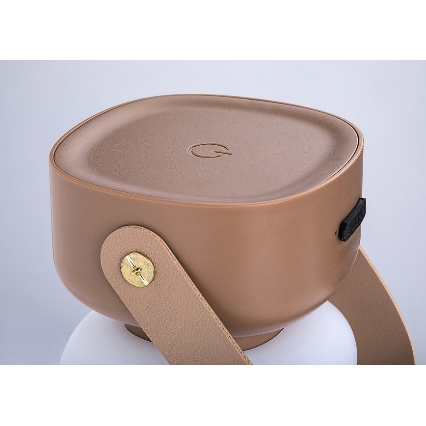 Rabalux - Aufladbare LED-Outdoor-Tischleuchte mit Dimm- und Touch-Funktion LED/3W/5V IP44 braun