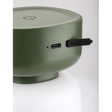 Rabalux - Aufladbare LED-Outdoor-Tischleuchte mit Dimm- und Touch-Funktion LED/3W/5V IP44 grün