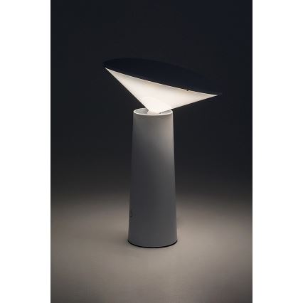 Rabalux - Dimm- und aufladbare LED-Tischleuchte mit Touch-Funktion POLPERRO LED/3W/3,7V 1200mAh weiß