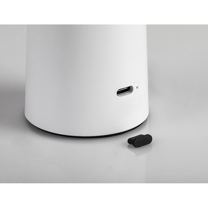 Rabalux - Dimm- und aufladbare LED-Tischleuchte mit Touch-Funktion POLPERRO LED/3W/3,7V 1200mAh weiß