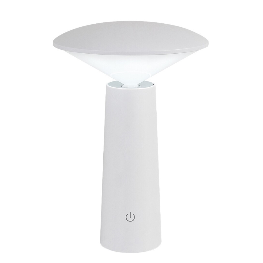 Rabalux - Dimm- und aufladbare LED-Tischleuchte mit Touch-Funktion POLPERRO LED/3W/3,7V 1200mAh weiß