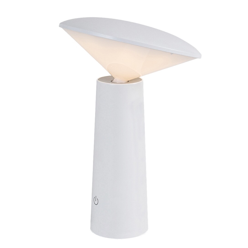 Rabalux - Dimm- und aufladbare LED-Tischleuchte mit Touch-Funktion POLPERRO LED/3W/3,7V 1200mAh weiß