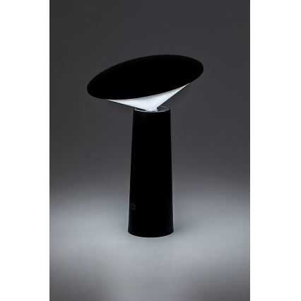 Rabalux - Dimm- und aufladbare LED-Tischleuchte mit Touch-Funktion POLPERRO LED/3W/3,7V 1200mAh schwarz