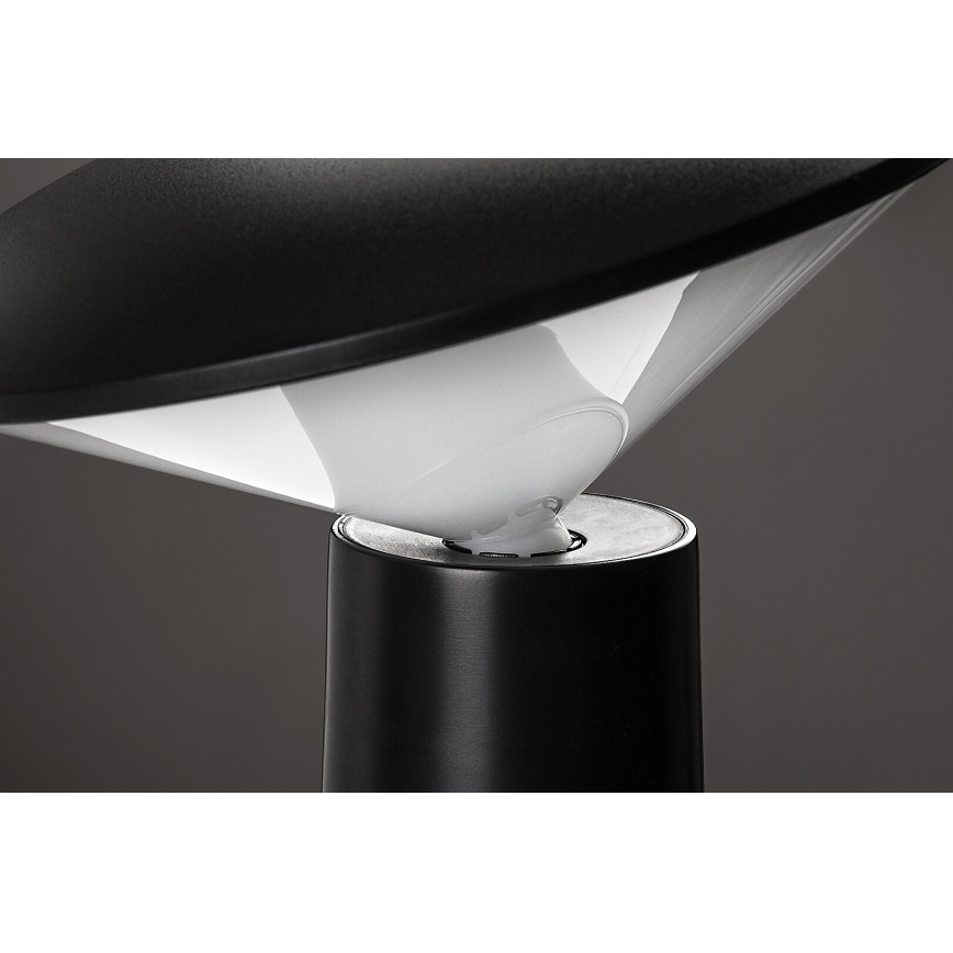 Rabalux - Dimm- und aufladbare LED-Tischleuchte mit Touch-Funktion POLPERRO LED/3W/3,7V 1200mAh schwarz