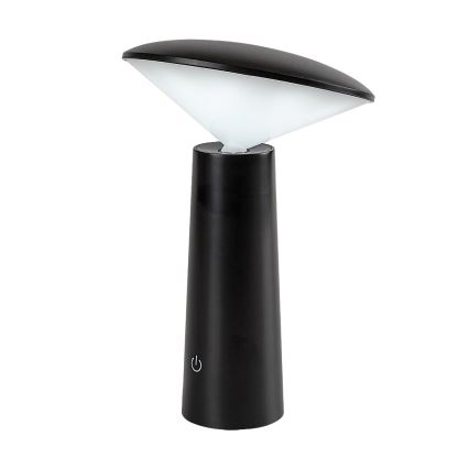 Rabalux - Dimm- und aufladbare LED-Tischleuchte mit Touch-Funktion POLPERRO LED/3W/3,7V 1200mAh schwarz