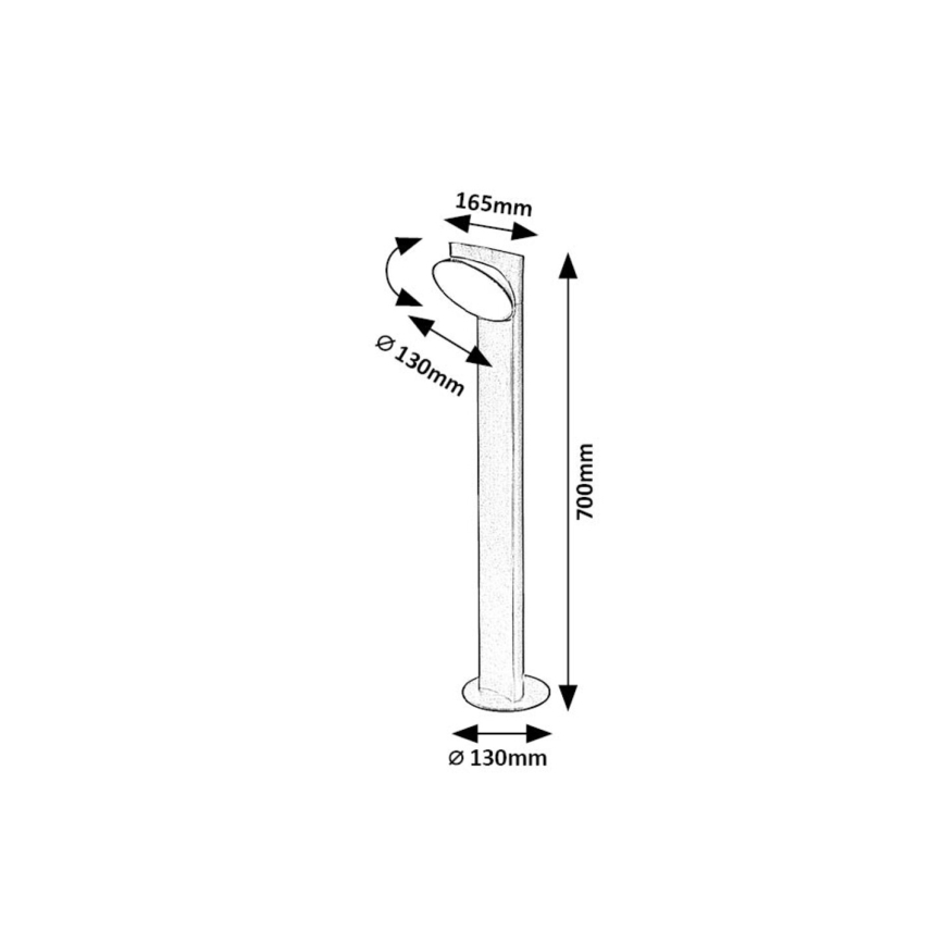 Rabalux - LED-Außenleuchte LED/12W/230V IP54
