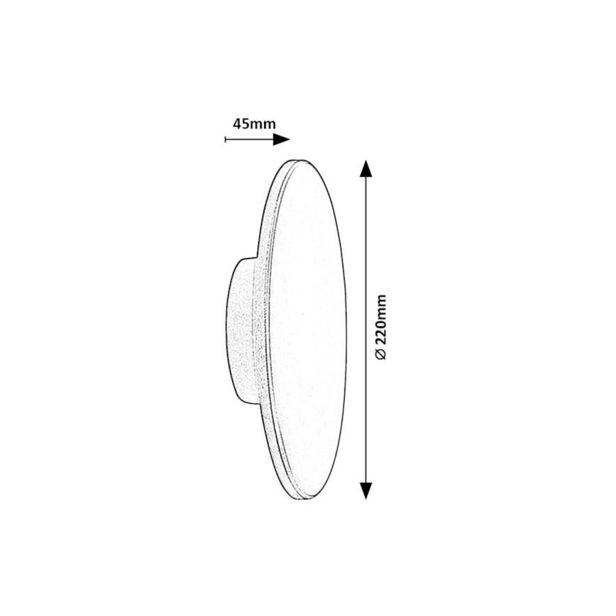 Rabalux - LED-Outdoor-Wandleuchte 15W/230V 2700/4000/6500K IP65 grau