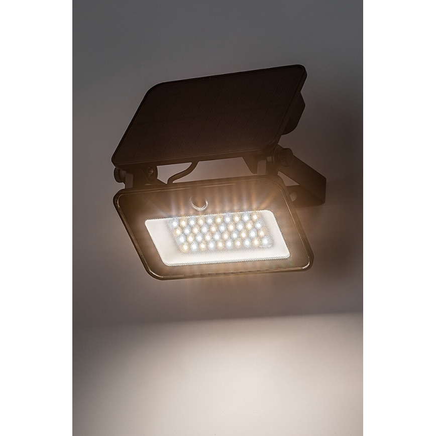 Rabalux - LED-Solarstrahler mit Sensor LED/6W/3,7V 3000/4000/6500K IP65