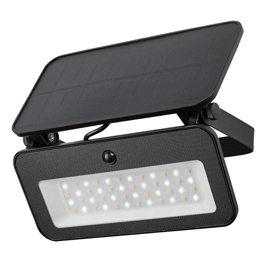 Rabalux - LED Solarstrahler mit Sensor LED/8W/3,7V 3000/4000/6500K IP65 2600 mAh