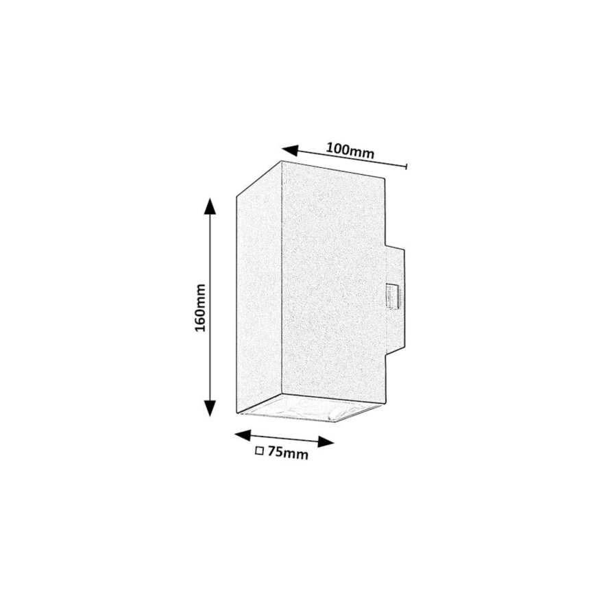 Rabalux - LED-Outdoor-Wandleuchte LED/18W/230V 2700/4000/6500K IP65 weiß