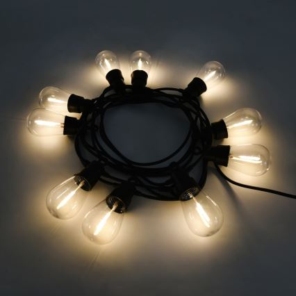 Rabalux - LED-Solarlichterkette LED/3,6W/3,7V 6,5 m 1200mAh IP44