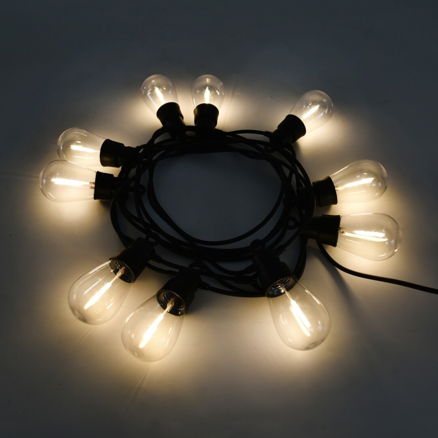 Rabalux - LED-Solarlichterkette LED/3,6W/3,7V 6,5 m 1200mAh IP44
