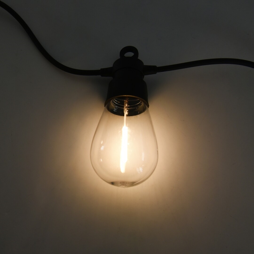 Rabalux - LED-Solarlichterkette LED/3,6W/3,7V 6,5 m 1200mAh IP44