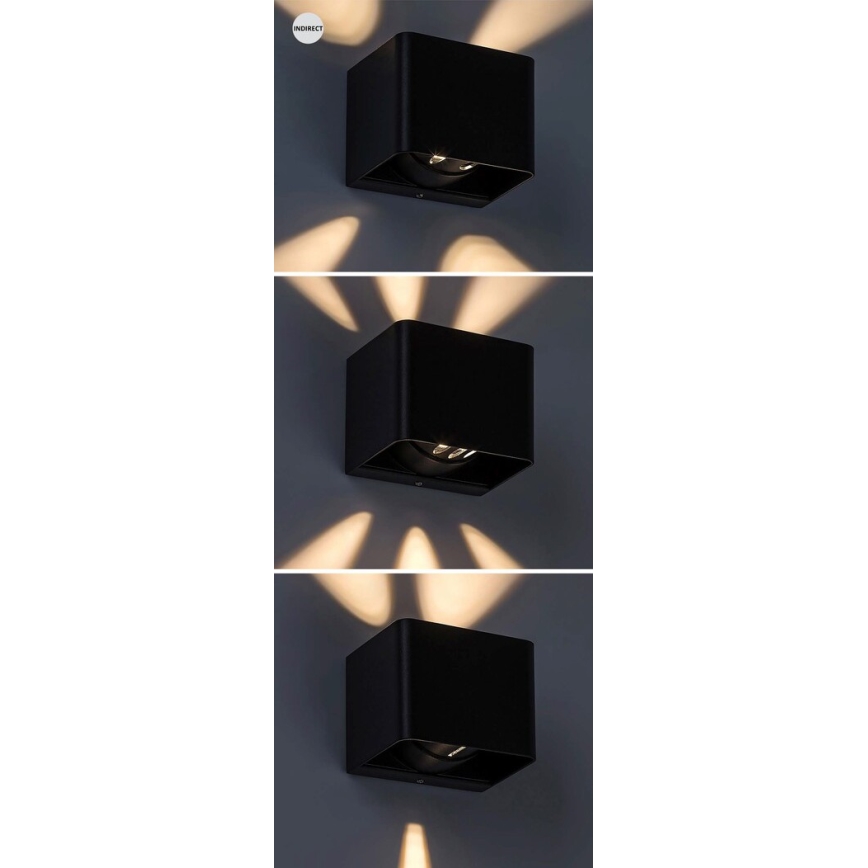 Rabalux - LED-Outdoor-Wandleuchte LED/10W/230V IP54 schwarz