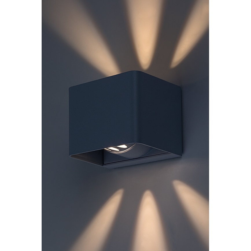 Rabalux - LED-Outdoor-Wandleuchte LED/10W/230V IP54 grau