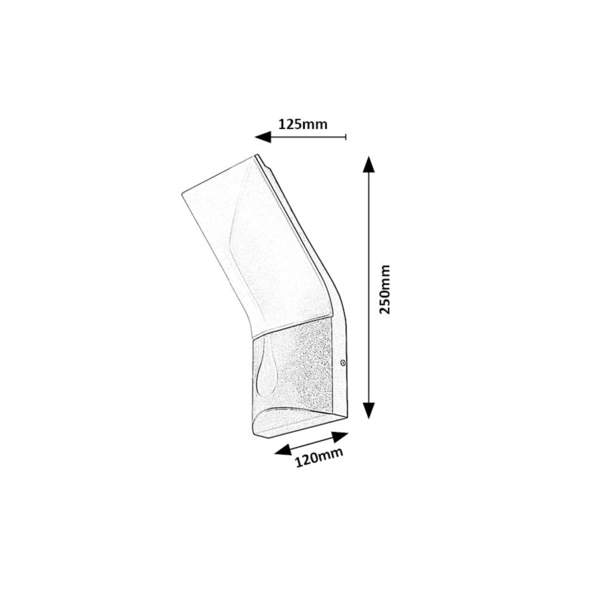 Rabalux - LED-Outdoor-Wandleuchte LED/10W/230V IP54