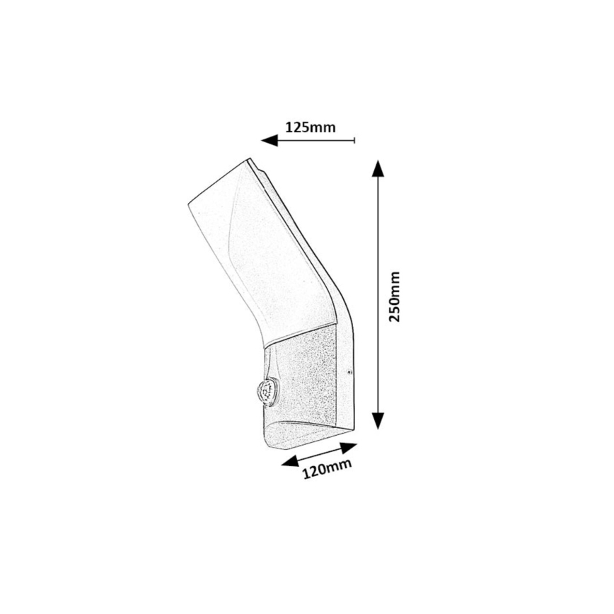 Rabalux - LED-Outdoor-Wandleuchte mit Sensor LED/10W/230V IP54