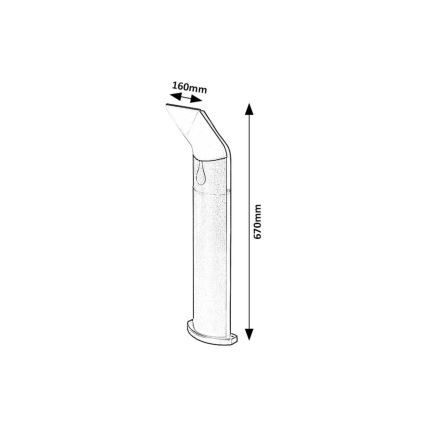 Rabalux - LED-Außenleuchte LED/10W/230V IP54