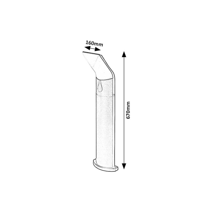 Rabalux - LED-Außenleuchte LED/10W/230V IP54