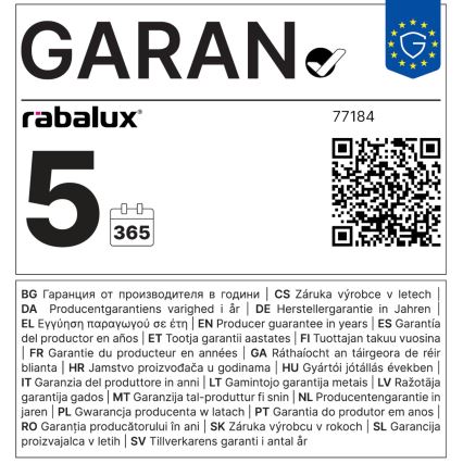 Rabalux - LED-Außenleuchte LED/10W/230V IP54