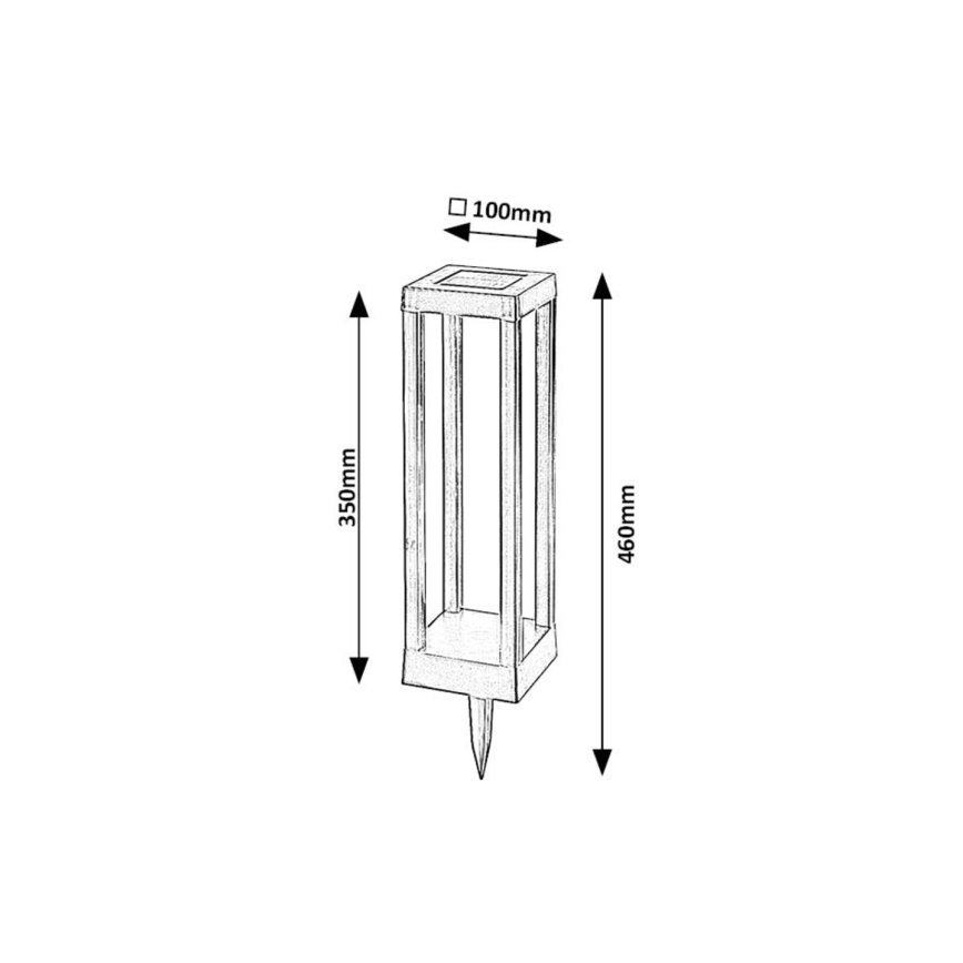 Rabalux - LED-Solarleuchte LED/0,18W/3,7V IP44