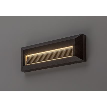 Rabalux - LED-Außenwandleuchte LED/6W/230V IP65 schwarz