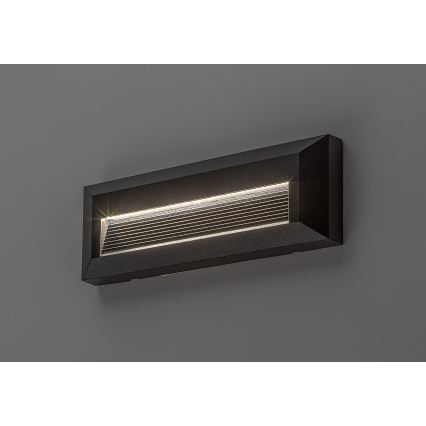 Rabalux - LED-Außenwandleuchte LED/6W/230V IP65 schwarz