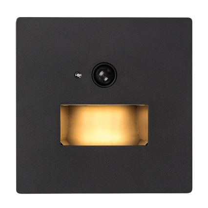 Rabalux - LED-Treppenleuchte mit Bewegungs- und Dämmerungssensor LED/1W/230V 3000/4500/6500K schwarz